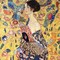 Lady With Fan Poster Print by  Gustav Klimt - Item # VARPDX373355